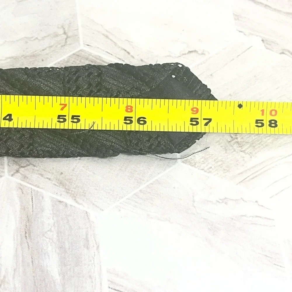 Vintage Armando Collection Black Textured Tie 100% Polyester Made in USA - Picture 6 of 6